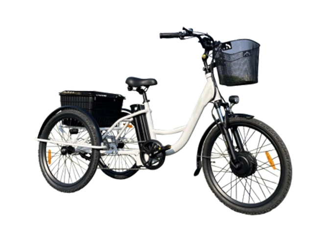 4 Inch 3 Wheel Electric Bicycle with Basket-3.webp