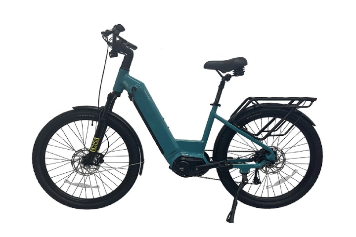 Step thru mid drive electric bicycle (1).webp