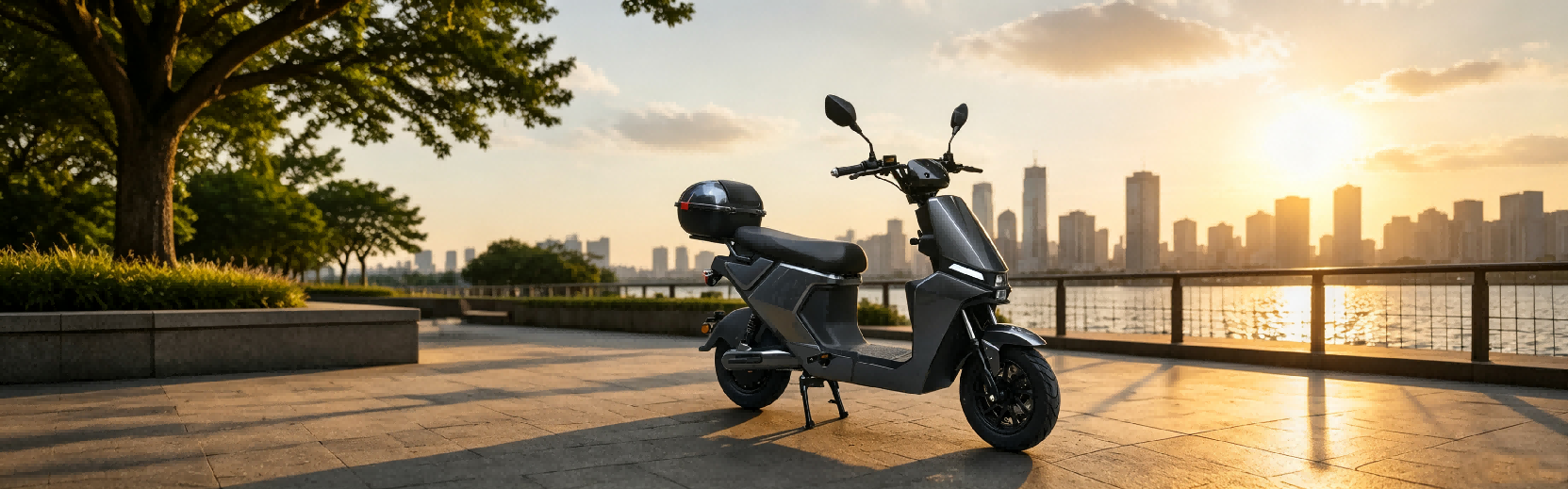 48V 1000W electric moped