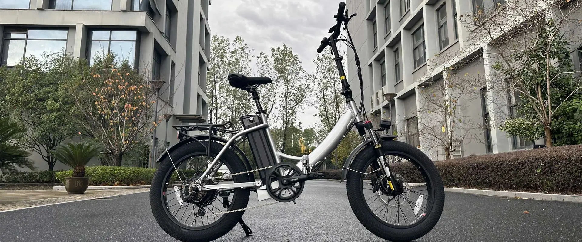 Bicicleta eléctrica plegable