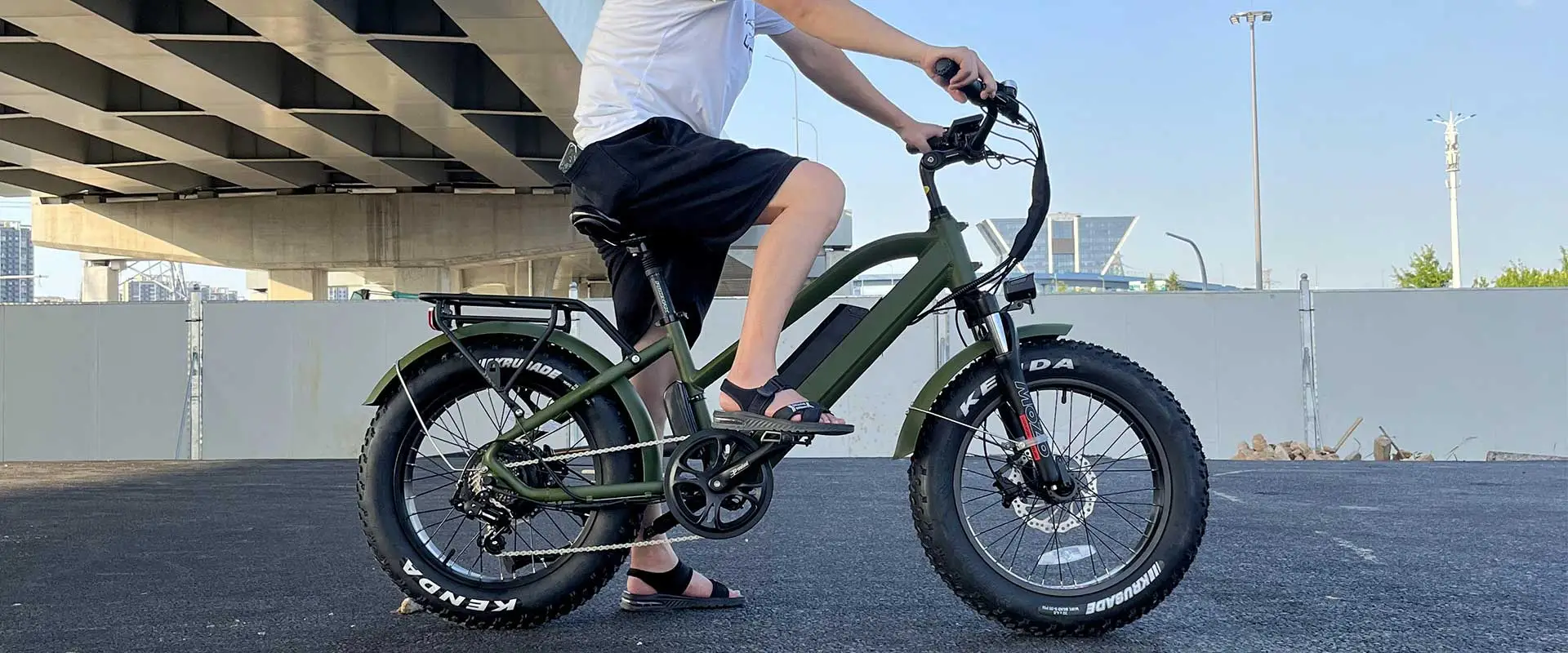 Bicicleta eléctrica de neumático gordo de 20 pulgadas